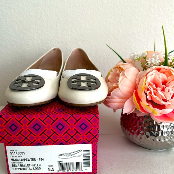 Tory Burch Reva Ballet Flats size 8.5 - Picture 5 of 5